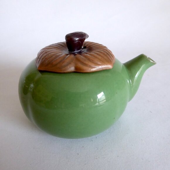 VINTAGE JAPANESE JAPAN KOTOBUKI PORCELAIN MINI FRUIT TEAPOT & TEA CONTAINER (NEW - Picture 8 of 15